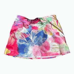T by Talbots Watercolor Floral Skort – Women’s Size